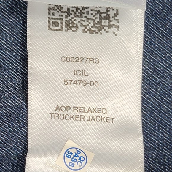 True Religion Light Bliss Wash Relaxed Trucker Jean Denim Jacket Women Sz M New - Picture 11 of 11